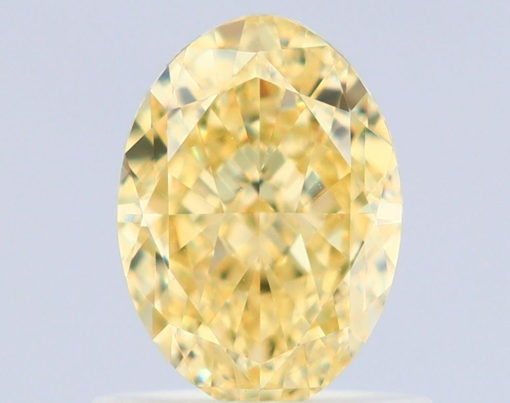 Loose Diamond - OVAL 1.01ct Fancy Yellow VVS1: Loose Diamond - OVAL 1.01ct Fancy Yellow VVS1 Source: Natural Shape: OVAL Carats: 1.01 Color: Fancy Yellow Certification: GIA PLEASE NOTE: Framed, Large, or heavy items do not have shipping costs
