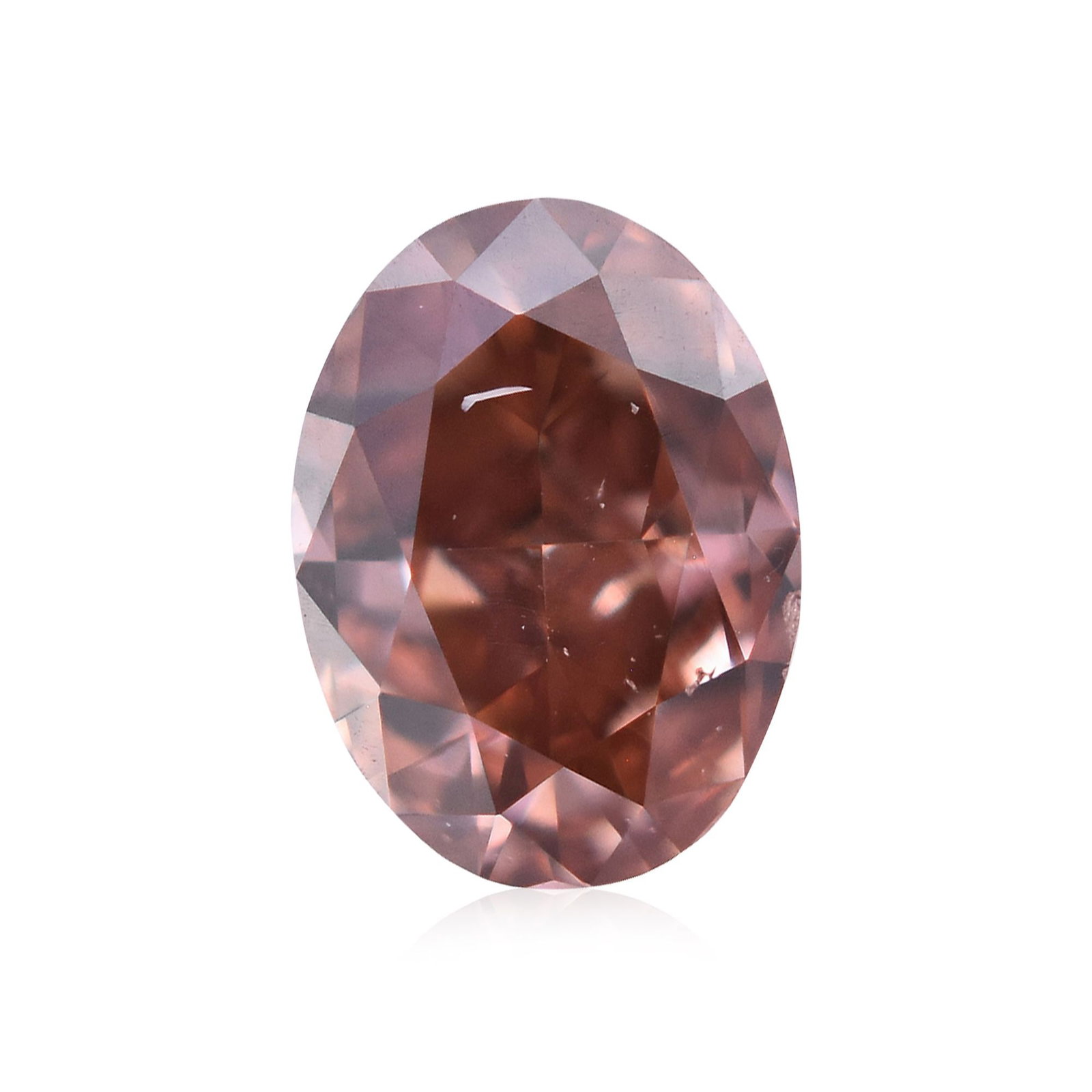 Loose Diamond - OVAL 0.25ct Fancy Deep Brownish Orangey Pink SI1: Loose Diamond - OVAL 0.25ct Fancy Deep Brownish Orangey Pink SI1 Source: Natural Shape: OVAL Carats: 0.25 Color: Fancy Deep Brownish Orangey Pink Certification: GIA Video:
