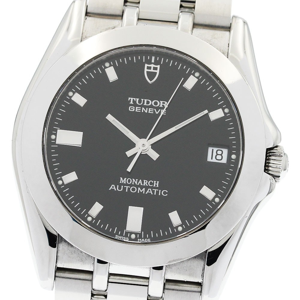 TUDOR Monarch 38600 Mens Automatic Date Wristwatch Black Dial (1 of 6)