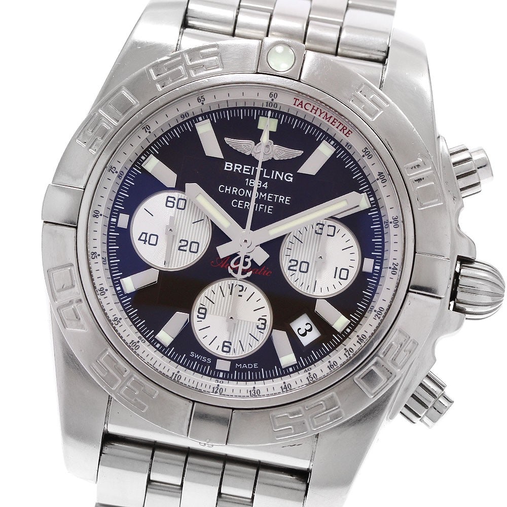 Breitling Chronomat 44 Automatic Chronograph Wristwatch Ref AB0110 A011Q75PA (1 of 7)