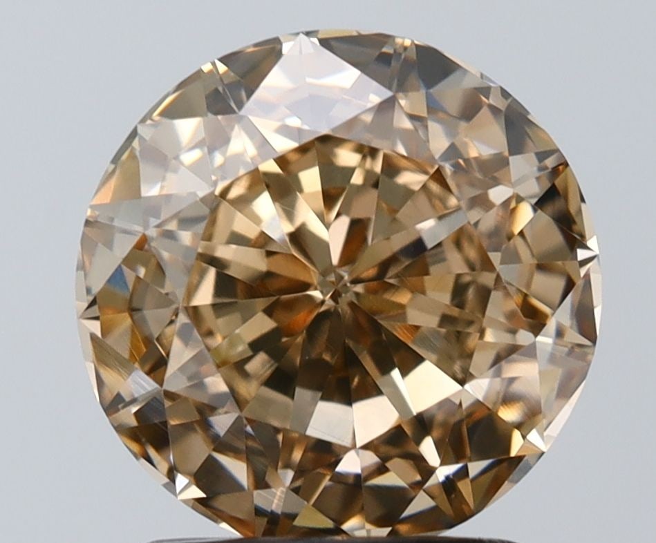 Loose Diamond - ROUND 2.04ct Brown Yellow VS1: Loose Diamond - ROUND 2.04ct Brown Yellow VS1 Source: Natural Shape: ROUND Carats: 2.04 Color: Brown Yellow Certification: NONE Video: Video Link PLEASE NOTE: Framed, Large, or heavy items do not