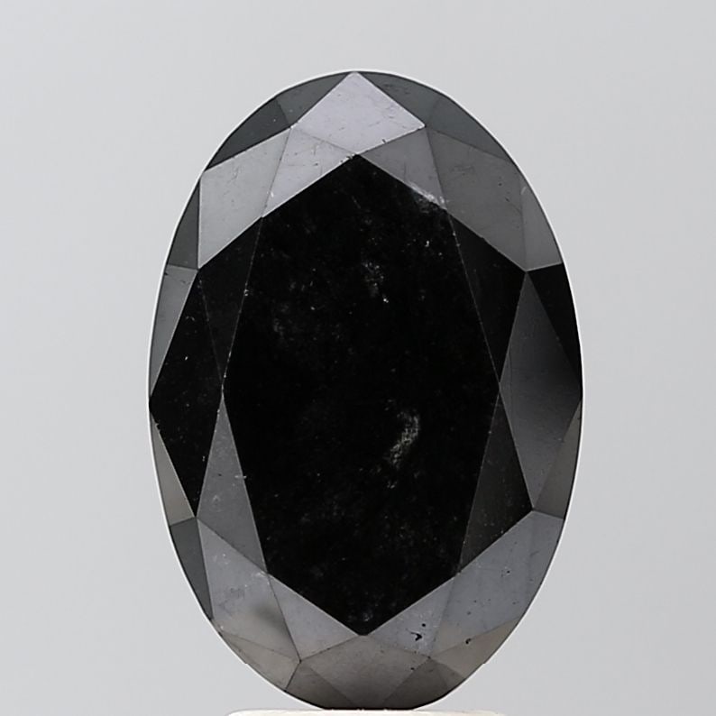 Loose Diamond - OVAL 4.82ct Black VVS2: Loose Diamond - OVAL 4.82ct Black VVS2 Source: Natural Shape: OVAL Carats: 4.82 Color: Black Certification: NONE Video: