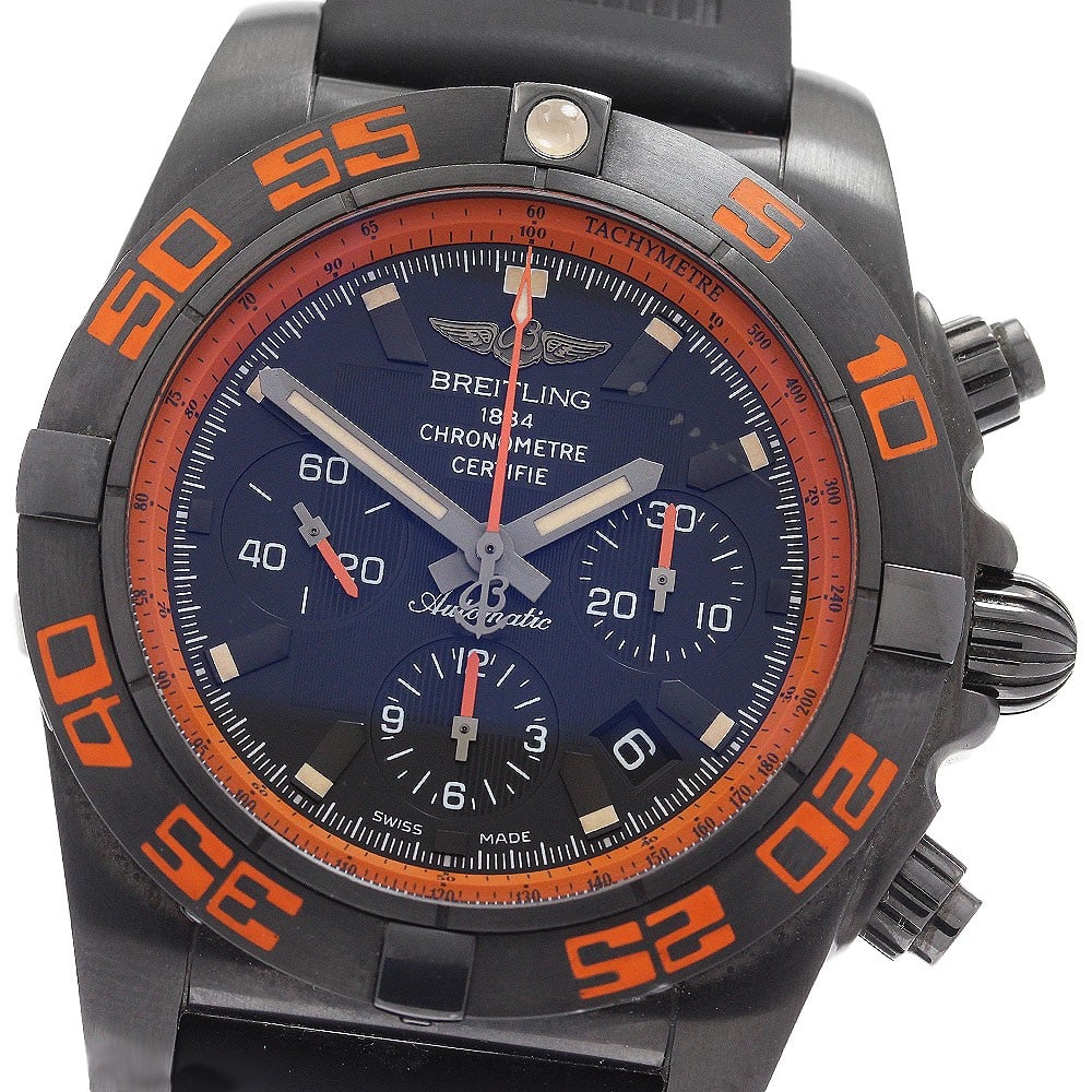 Breitling Chronomat 44 Raven MB0111 mens chronograph watch (1 of 7)