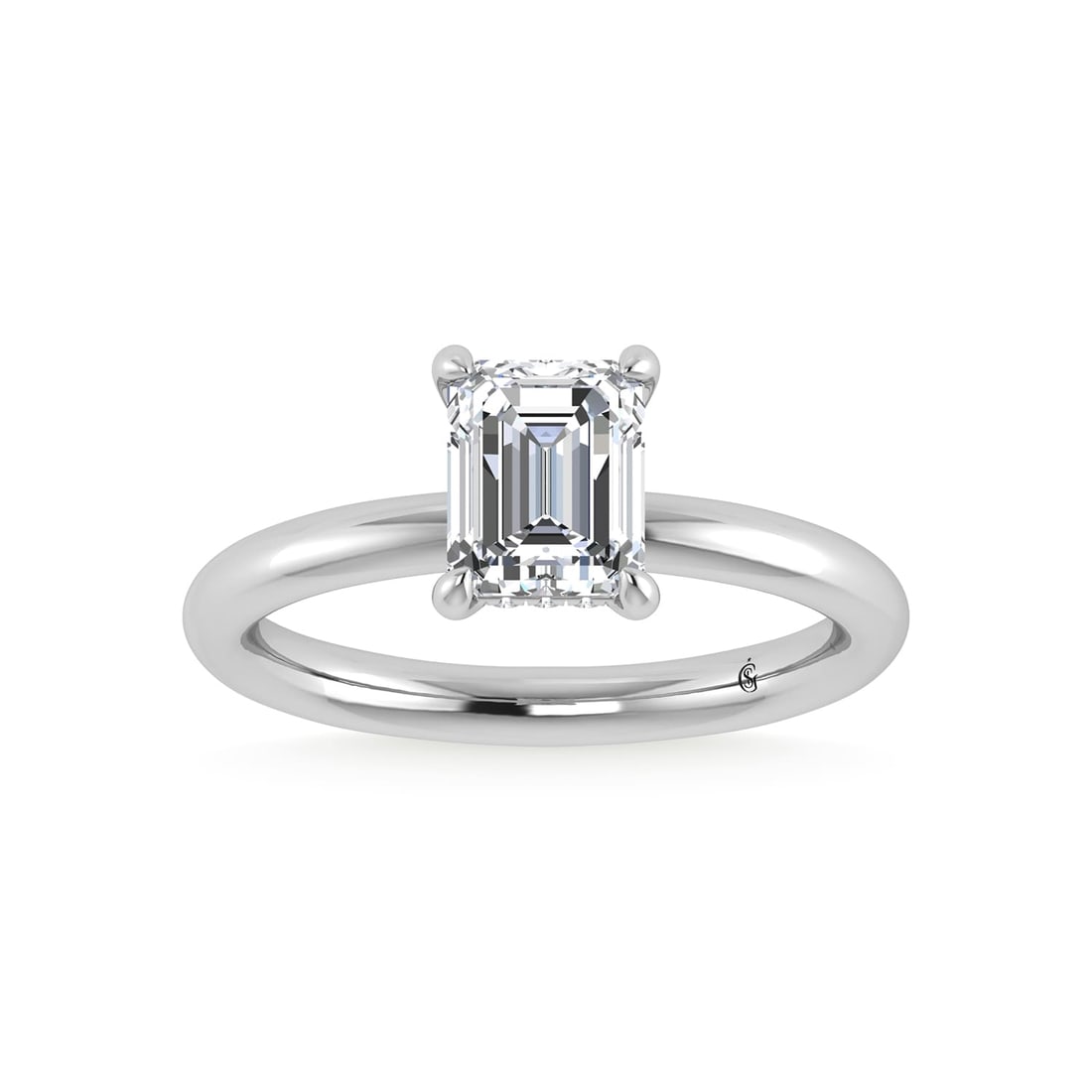 14K White Gold Lab Grown Diamond 1 1/2 Ct.Tw. Radiant Shape Engagement Ring (IGI Certified Center 1: 14K White Gold Lab Grown Diamond 1 1/2 Ct.Tw. Radiant Shape Engagement Ring (IGI Certified Center 1 1/2ct) Discover subtle brilliance and modern elegance with our Hidden Halo Diamond Engagement Ring. 