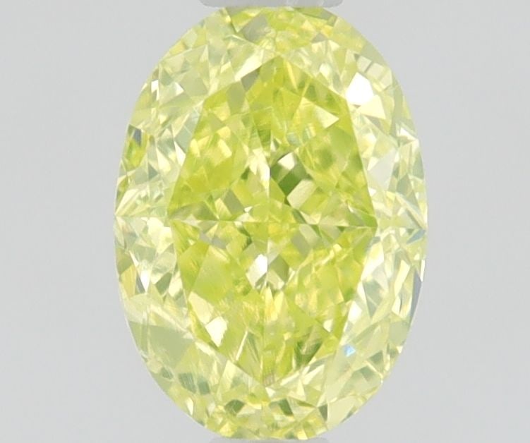 Loose Diamond - OVAL 0.29ct Fancy Intense Greenish Yellow VS1: Loose Diamond - OVAL 0.29ct Fancy Intense Greenish Yellow VS1 Source: Natural Shape: OVAL Carats: 0.29 Color: Fancy Intense Greenish Yellow Certification: GIA Video: