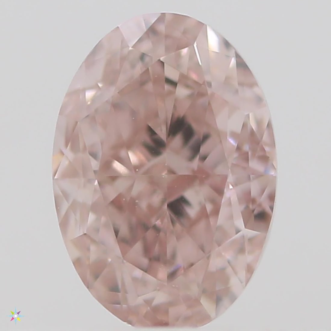 Loose Diamond - OVAL 0.45ct Fancy Orangey Pink VS1: Loose Diamond - OVAL 0.45ct Fancy Orangey Pink VS1 Source: Natural Shape: OVAL Carats: 0.45 Color: Fancy Orangey Pink Certification: GIA Video: