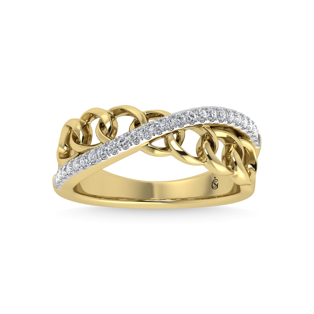 14K Yellow Gold Diamond 1/8 Ct.Tw. Fashion Ring: 14K Yellow Gold Diamond 1/8 Ct.Tw. Fashion Ring 14k Yellow Gold Stone Color: G-h Stone Clarity: I1-i2 Each ring is presented in standard size 6.5. Complimentary resizing is available between sizes 510