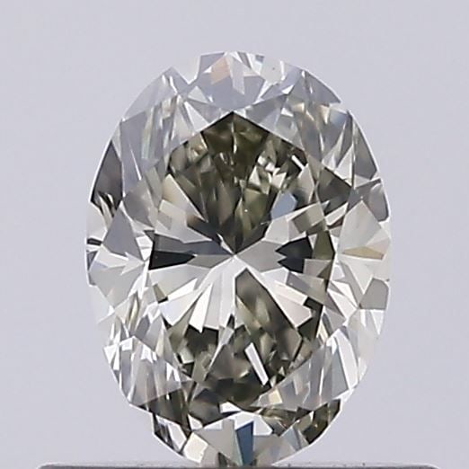 Loose Diamond - OVAL 0.43ct Fancy Greenish Gray VS1: Loose Diamond - OVAL 0.43ct Fancy Greenish Gray VS1 Source: Natural Shape: OVAL Carats: 0.43 Color: Fancy Greenish Gray Certification: NONE Video: