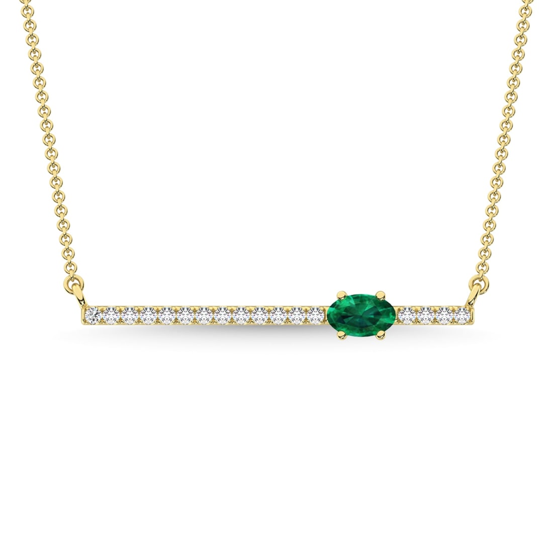 14K Yellow Gold Diamond 1/2 Ct.Tw. And Blue Sapphire Necklace: 14K Yellow Gold Diamond 1/2 Ct.Tw. And Blue Sapphire Necklace 14k Yellow Gold Stone Color: G-h Stone Clarity: Si3 Unless otherwise specified, pendants that include a chain are paired with our standard