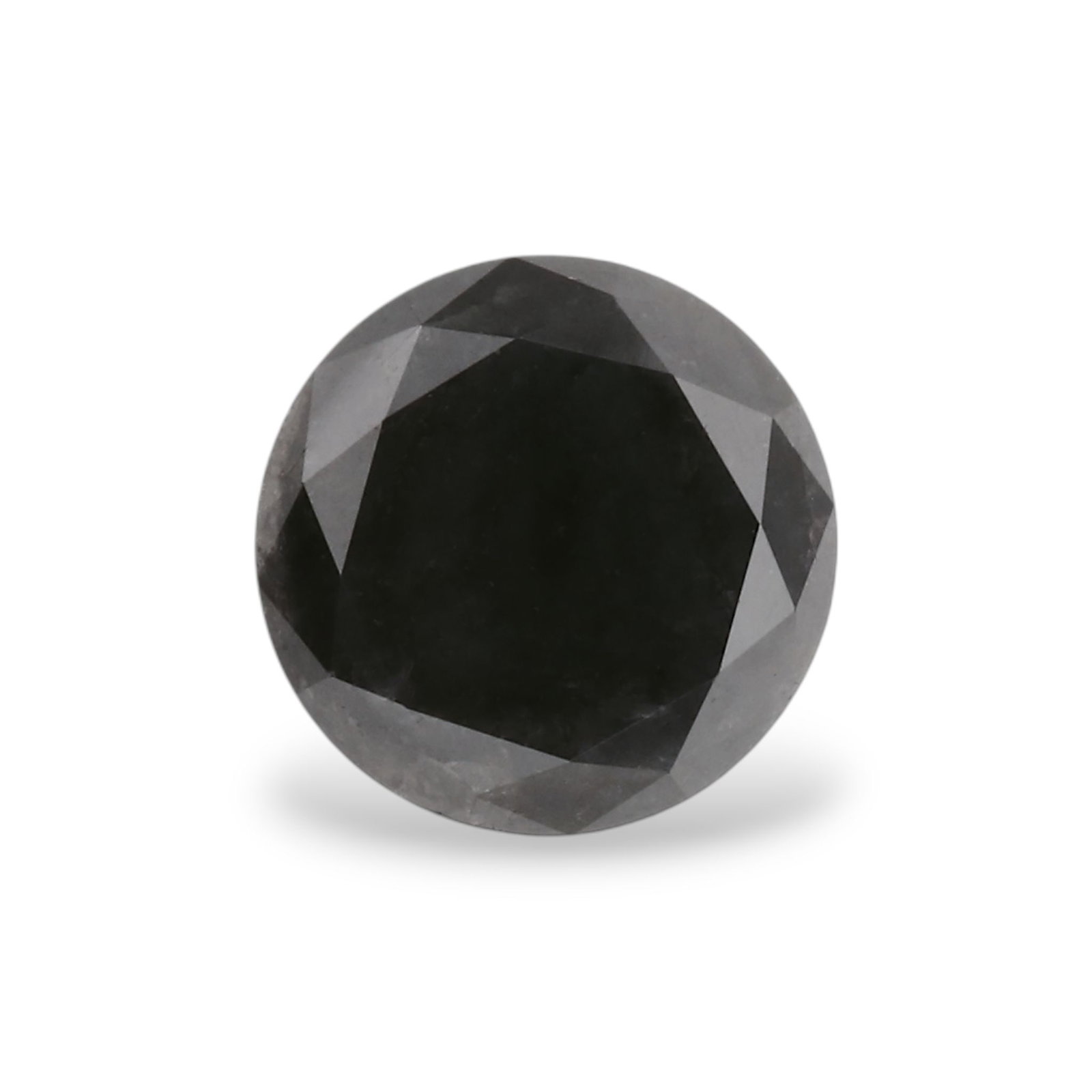 Loose Diamond - ROUND 0.98ct Fancy Black VVS2: Loose Diamond - ROUND 0.98ct Fancy Black VVS2 Source: Natural Shape: ROUND Carats: 0.98 Color: Fancy Black Certification: GIA Video: