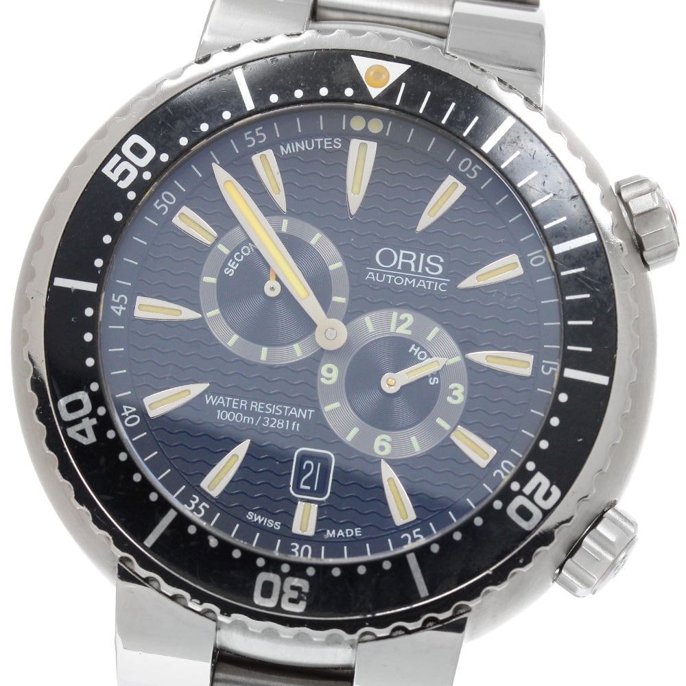 ORIS Regulator Meister Taoha Titanium Mens Automatic Watch Ref 01 649 7610 7164: ORIS Regulator Meister Taoha Titanium Mens Automatic Watch Ref 01 649 7610 7164 ORIS Regulator Meister Taoha Date Small Seconds men's wristwatch, reference 01 649 7610 7164. This pre-owned Swiss-made 
