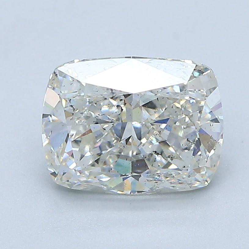 Loose Diamond - CUSHION 2ct J SI2: Loose Diamond - CUSHION 2ct J SI2 Source: Natural Mined Diamond Shape: CUSHION Carats: 2 Color: J Clarity: SI2 Certification: GIA Condition: Pre-Owned PLEASE NOTE: Framed, Large, or heavy items do not