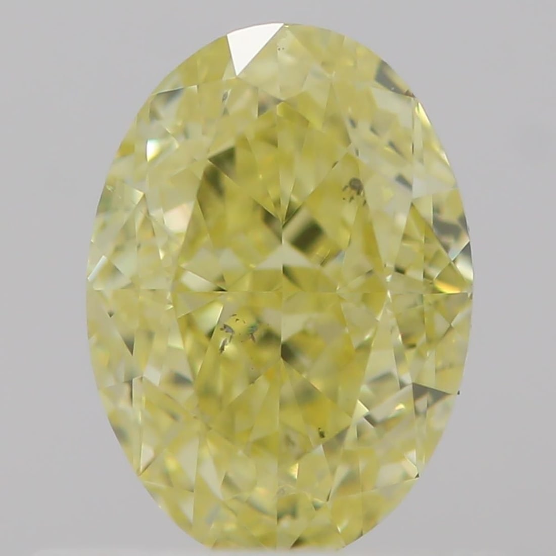 Loose Diamond - OVAL 0.61ct Fancy Intense Yellow SI2: Loose Diamond - OVAL 0.61ct Fancy Intense Yellow SI2 Source: Natural Shape: OVAL Carats: 0.61 Color: Fancy Intense Yellow Certification: GIA Video:
