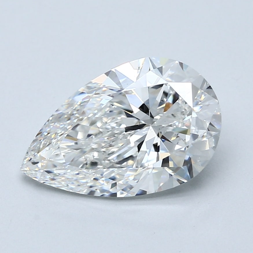 Loose Diamond - PEAR 3.01ct F VS2: Loose Diamond - PEAR 3.01ct F VS2 Source: Natural Mined Diamond Shape: PEAR Carats: 3.01 Color: F Clarity: VS2 Certification: GIA Condition: Pre-Owned PLEASE NOTE: Framed, Large, or heavy items do not