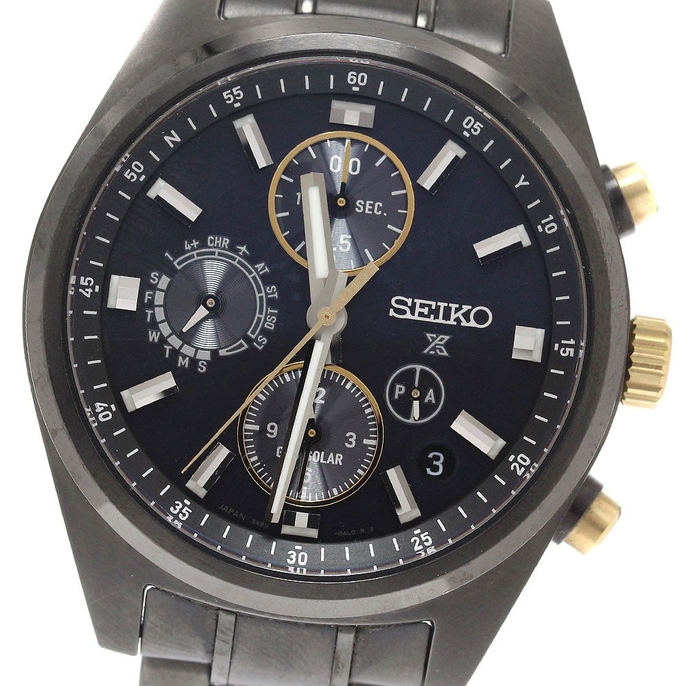 SEIKO Prospex Speedtimer Men's Wristwatch SBED013 100th Anniversary: SEIKO Prospex Speedtimer Men's Wristwatch SBED013 100th Anniversary Seiko Prospex Speedtimer 100th Anniversary Edition men's wristwatch, made in Japan. This pre-owned watch features a stainless steel 