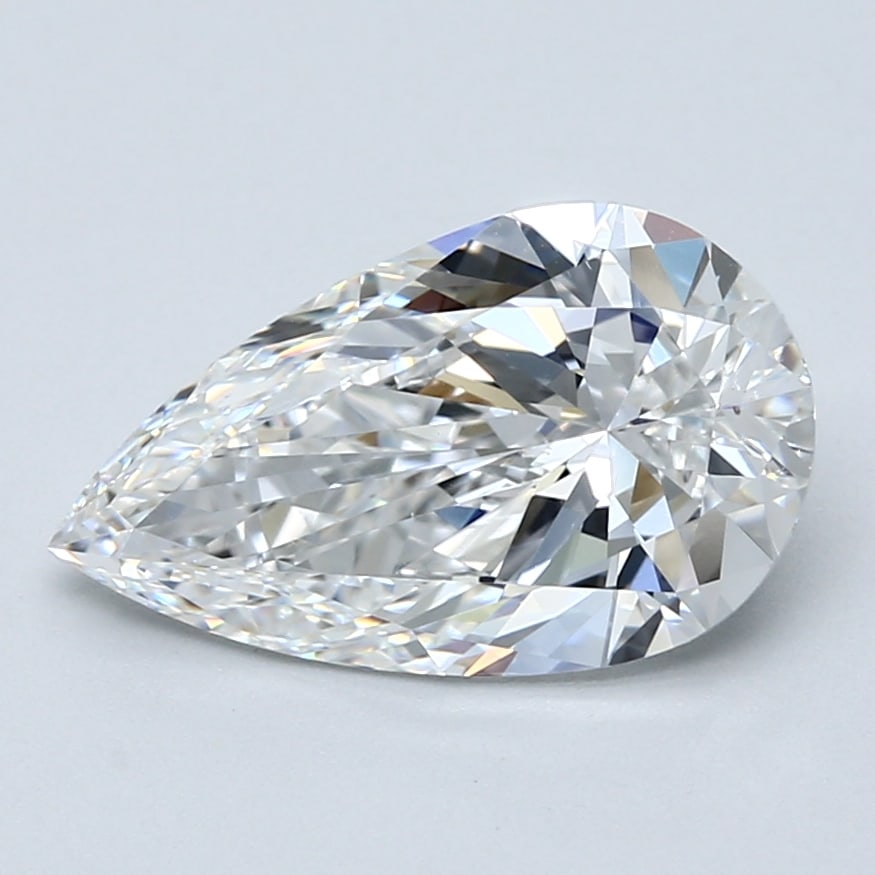 Loose Diamond - PEAR 3.02ct E VS2: Loose Diamond - PEAR 3.02ct E VS2 Source: Natural Mined Diamond Shape: PEAR Carats: 3.02 Color: E Clarity: VS2 Certification: GIA Condition: Pre-Owned PLEASE NOTE: Framed, Large, or heavy items do not