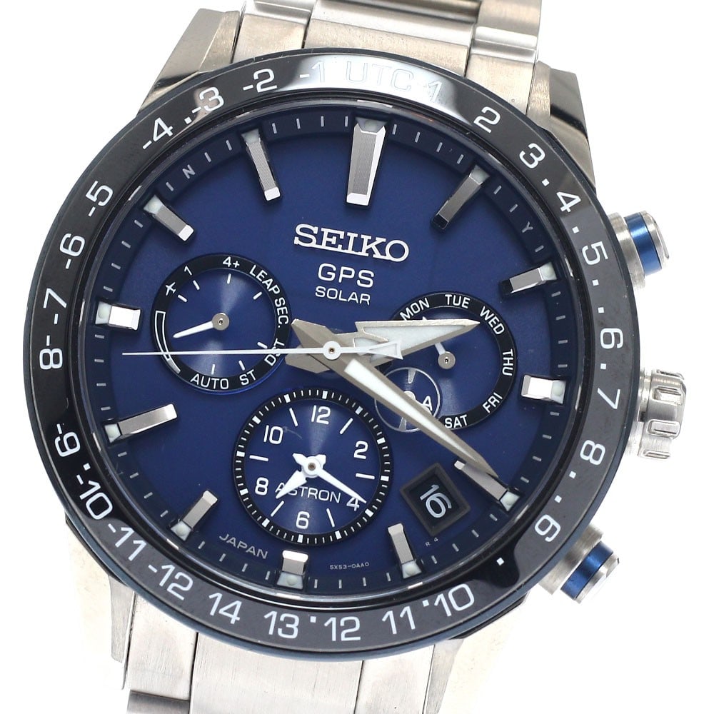 SEIKO Astron solar radio controlled day date wristwatch SBXC015 5X53-0AE0: SEIKO Astron solar radio controlled day date wristwatch SBXC015 5X53-0AE0 This Seiko Astron SBXC015/5X53-0AE0 men's wristwatch features a stainless steel and ceramic case paired with a stainless steel