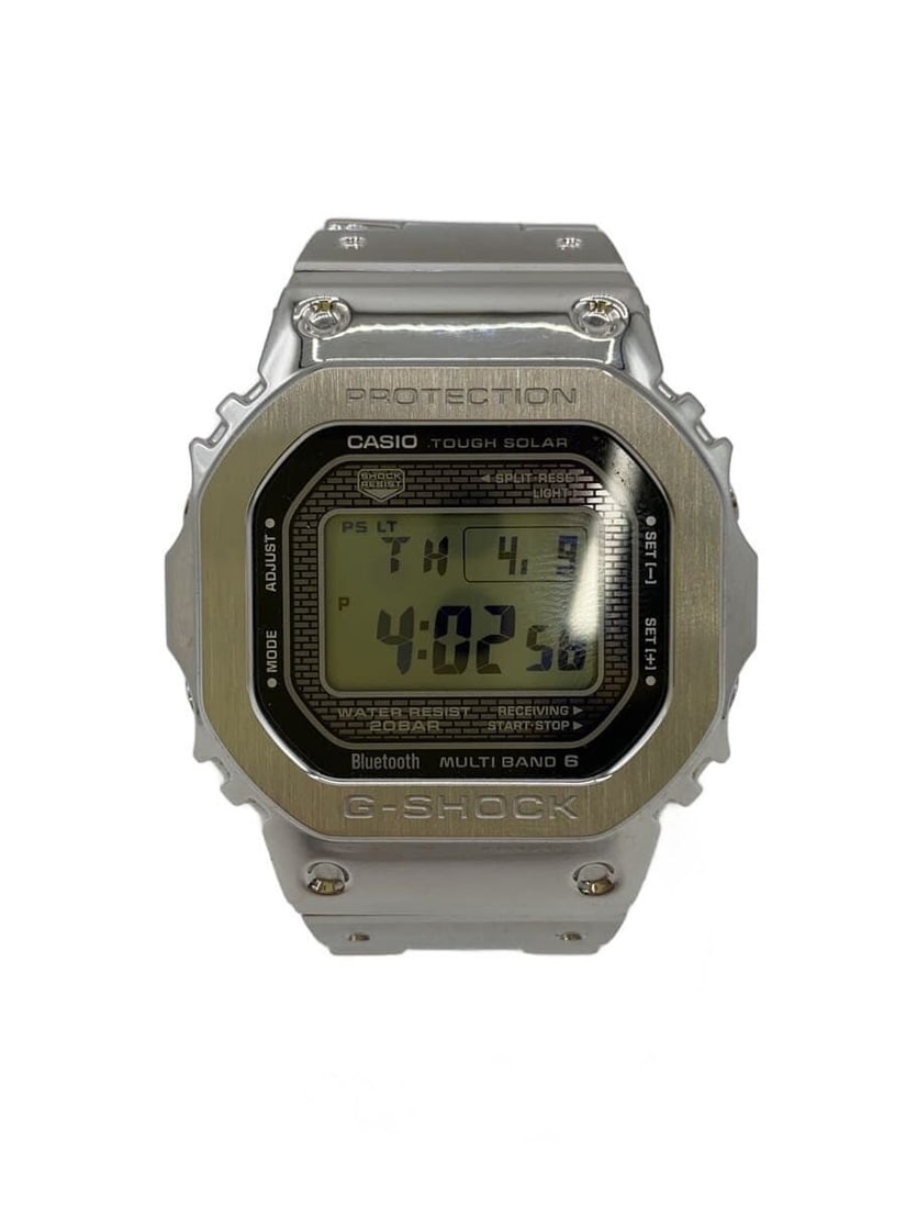 Casio G Shock GMW B5000 Black Men's Solar Wristwatch: Casio G Shock GMW B5000 Black Men's Solar Wristwatch This CASIO G-SHOCK Full Metal Multi-Band 6 Tough Solar GMW-B5000 men's wristwatch features a robust black case and band. Designed for durability an