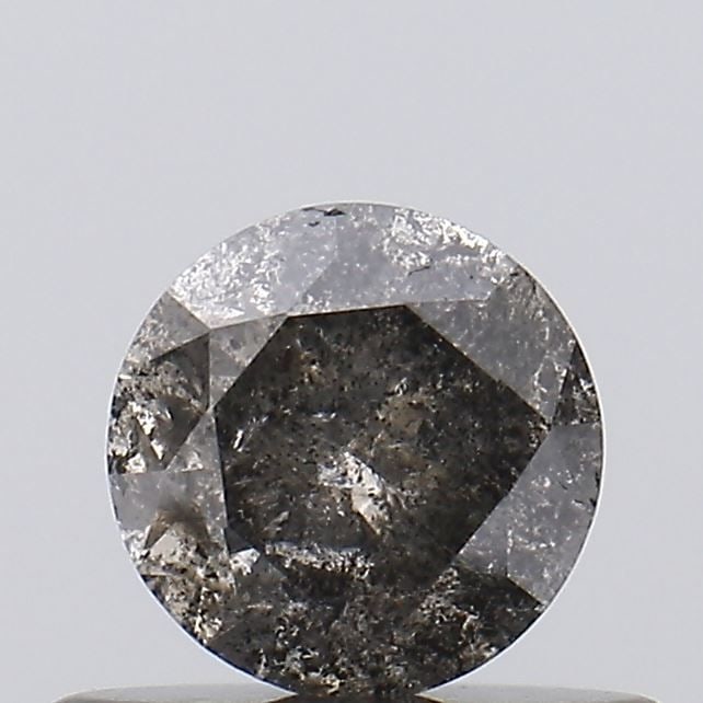 Loose Diamond - ROUND 0.44ct Salt and Pepper I3: Loose Diamond - ROUND 0.44ct Salt and Pepper I3 Source: Natural Shape: ROUND Carats: 0.44 Color: Salt and Pepper Certification: NONE Video: