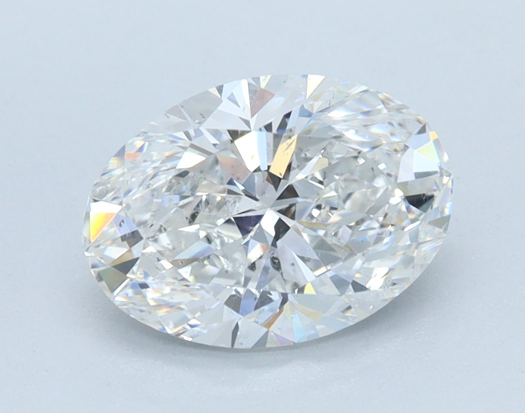 Loose Diamond - OVAL 1.8ct F SI2: Loose Diamond - OVAL 1.8ct F SI2 Source: Natural Mined Diamond Shape: OVAL Carats: 1.8 Color: F Clarity: SI2 Certification: GIA Condition: Pre-Owned PLEASE NOTE: Framed, Large, or heavy items do not h