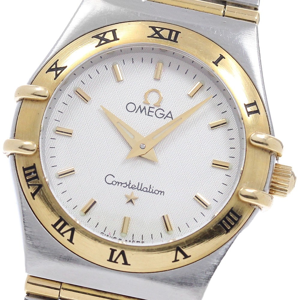 Omega Constellation 1272.30 Ladies Quartz Wristwatch SS YG (1 of 6)