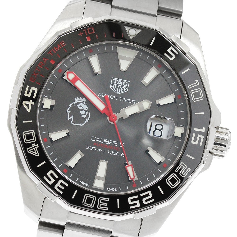 TAG Heuer WAY201D Aquaracer Caliber 5 automatic mens wristwatch (1 of 6)