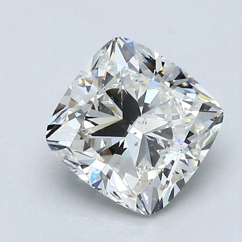 Loose Diamond - CUSHION 1.81ct J SI2: Loose Diamond - CUSHION 1.81ct J SI2 Source: Natural Mined Diamond Shape: CUSHION Carats: 1.81 Color: J Clarity: SI2 Certification: GIA Condition: Pre-Owned PLEASE NOTE: Framed, Large, or heavy items 