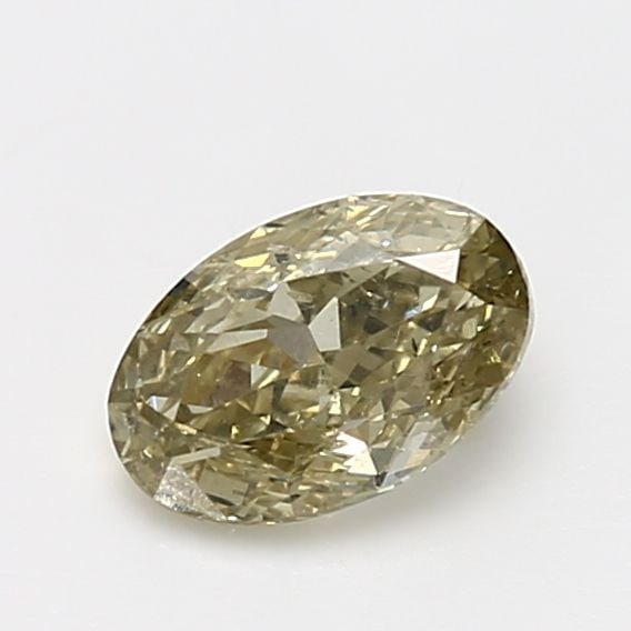 Loose Diamond - OVAL 1.01ct Fancy Brownish Greenish Yellow SI2: Loose Diamond - OVAL 1.01ct Fancy Brownish Greenish Yellow SI2 Source: Natural Shape: OVAL Carats: 1.01 Color: Fancy Brownish Greenish Yellow Certification: GIA Video: