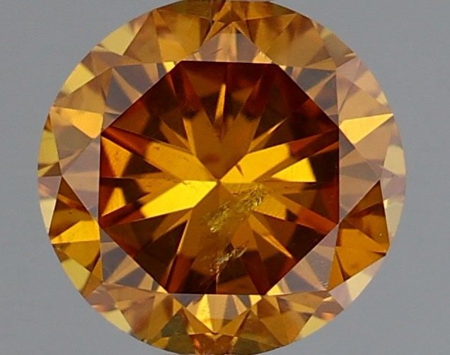Loose Diamond - ROUND 0.32ct Fancy Deep Brownish Yellowish Orange (1 of 1)