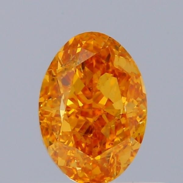 Loose Diamond - OVAL 0.55ct Fancy Intense Yellow Orange I1: Loose Diamond - OVAL 0.55ct Fancy Intense Yellow Orange I1 Source: Natural Shape: OVAL Carats: 0.55 Color: Fancy Intense Yellow Orange Certification: GIA PLEASE NOTE: Framed, Large, or heavy items do 