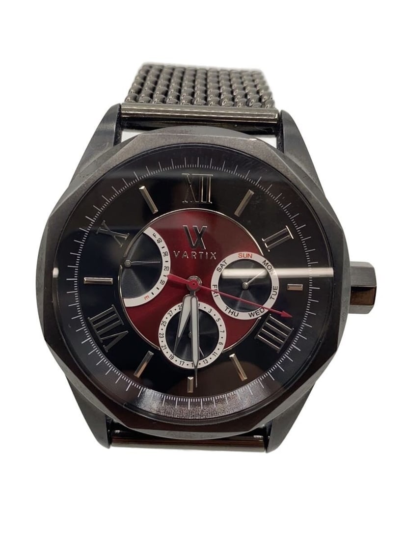 VARTIX ALIVE men's stainless steel automatic wristwatch PR02B: VARTIX ALIVE men's stainless steel automatic wristwatch PR02B This VARTIX ALIVE Table Faceted Automatic PR02B men's wristwatch features a sleek black design with a durable stainless steel case and ban