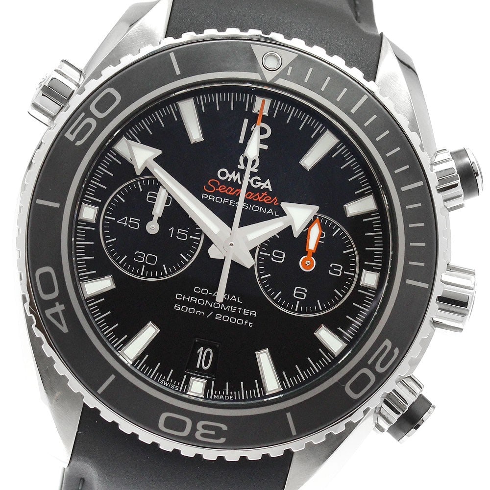 OMEGA Seamaster Planet Ocean 600M Chronograph Ref 232.32.46.51.01.003: OMEGA Seamaster Planet Ocean 600M Chronograph Ref 232.32.46.51.01.003 Pre-owned OMEGA men's wristwatch, Seamaster 600M Planet Ocean Chronograph, made in Switzerland. It features a stainless steel case