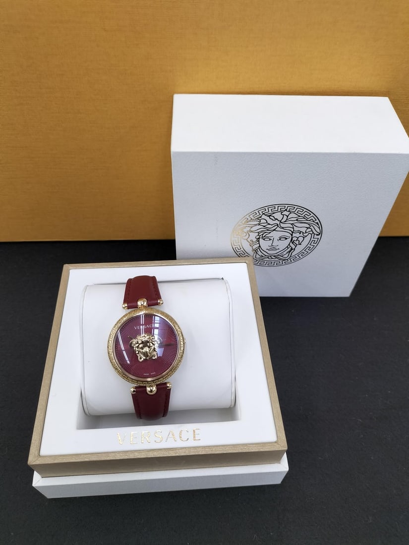 Women's VERSACE VECQ00418 Palazzo Empire Medusa Wristwatch (1 of 9)