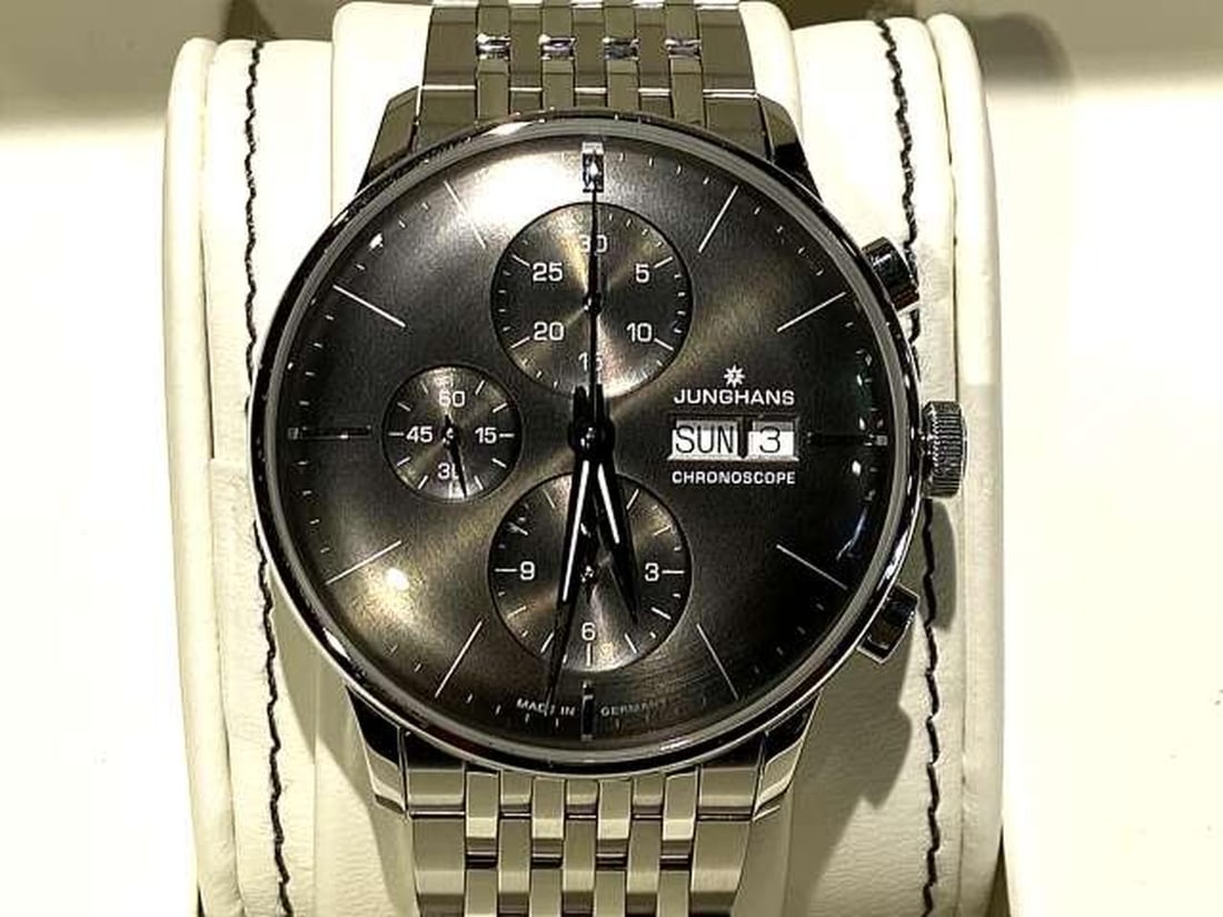 JUNGHANS 27/4324.47 Meister Chronoscope mens automatic chronograph watch (1 of 10)