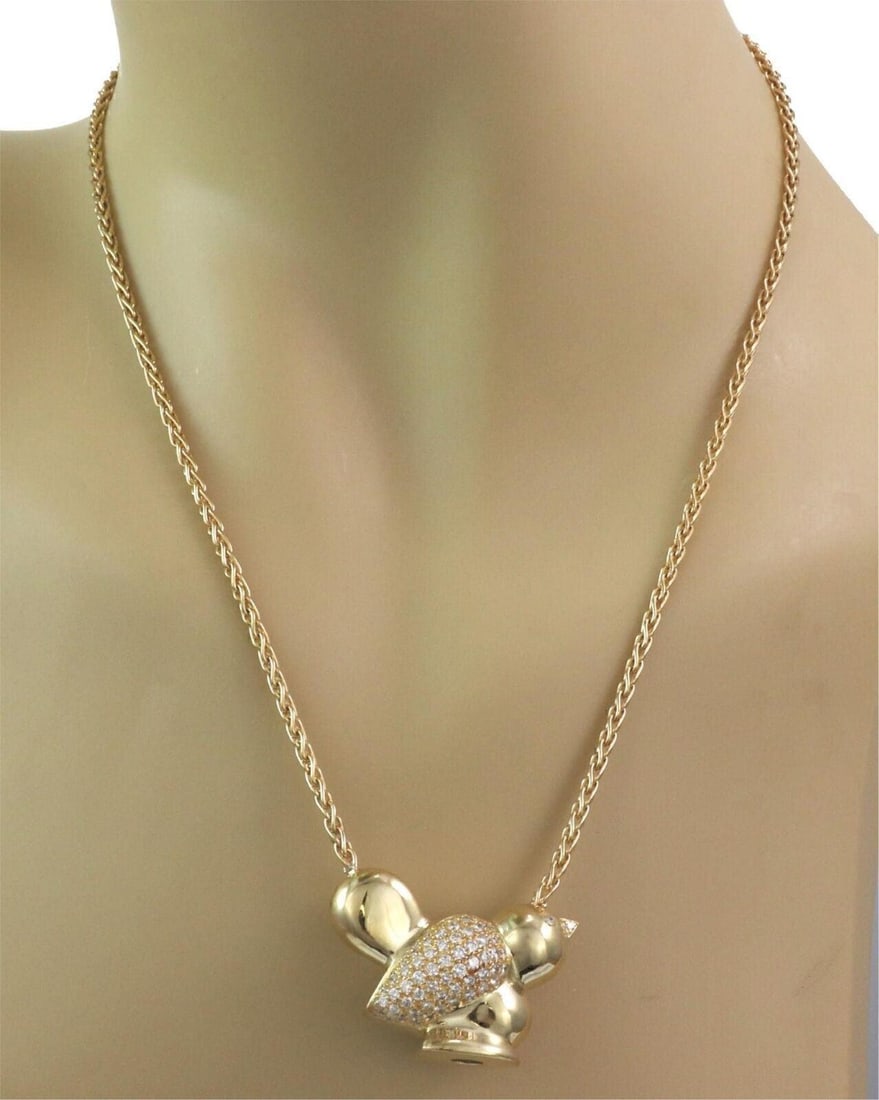 Nemacolin 18k Yellow Gold Bird Pendant Necklace with Diamond Accents (1 of 7)