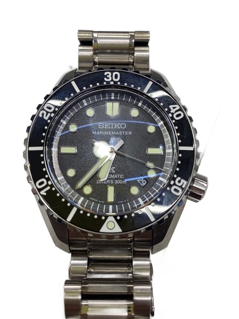 Seiko Prospex Marine Star Mechanical Diver 8L35-01Z0 Stainless Steel Watch: Seiko Prospex Marine Star Mechanical Diver 8L35-01Z0 Stainless Steel Watch This Seiko Prospex Marine Star 1968 Heritage mechanical diver's wristwatch is crafted in stainless steel with a black dial. D