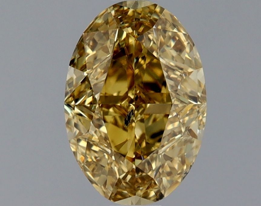 Loose Diamond - OVAL 1.01ct Fancy Brownish Yellow SI2: Loose Diamond - OVAL 1.01ct Fancy Brownish Yellow SI2 Source: Natural Shape: OVAL Carats: 1.01 Color: Fancy Brownish Yellow Certification: GIA Video:
