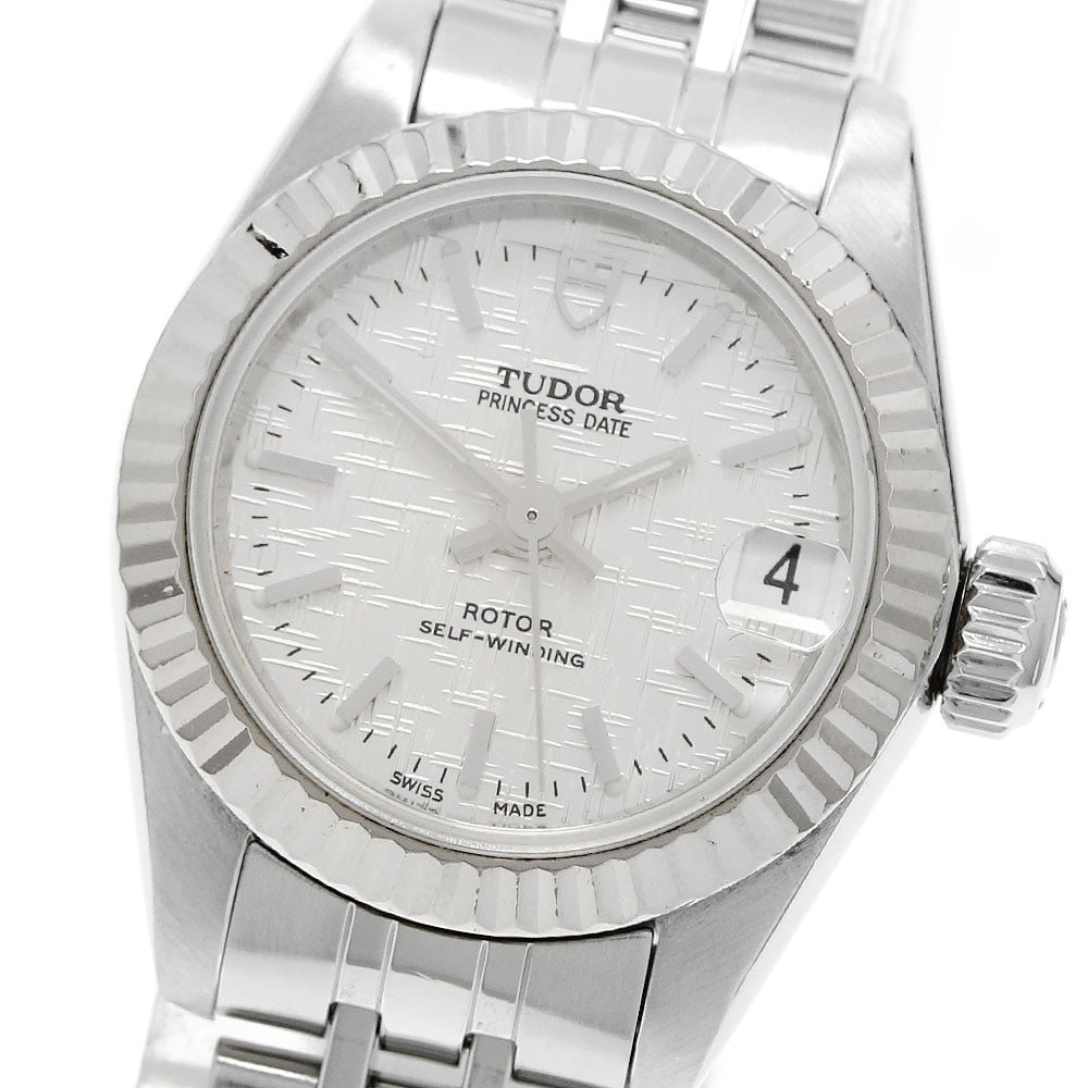TUDOR Princess Date 92514 Women's Automatic Watch WG Bezel (1 of 6)