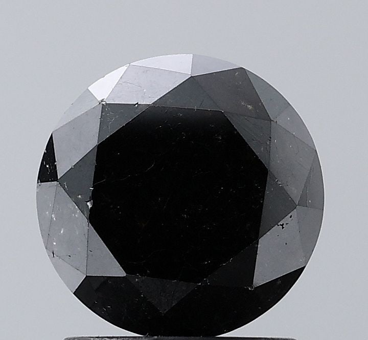 Loose Diamond - ROUND 1.74ct Fancy Black VS1