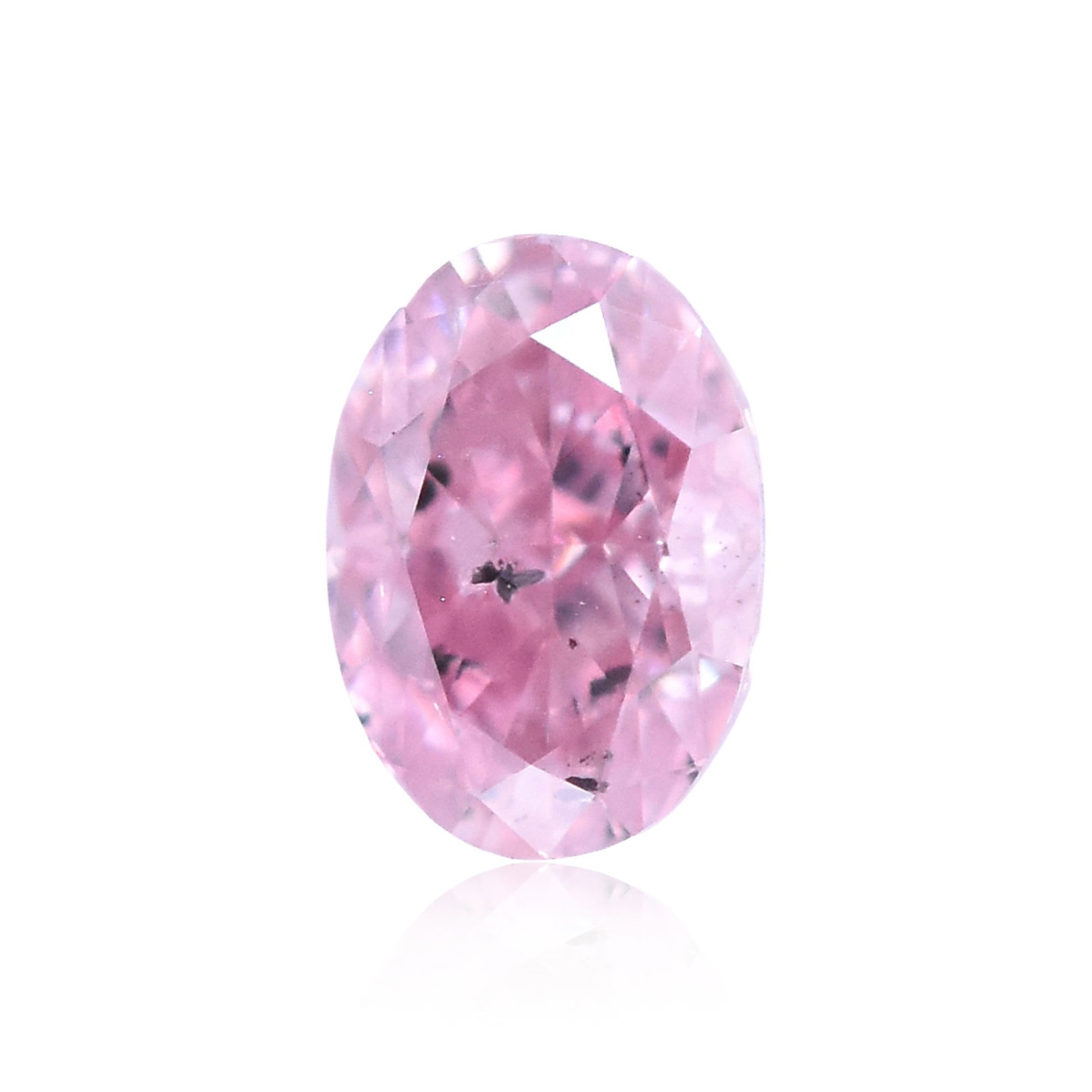 Loose Diamond - OVAL 0.17ct Fancy Pink I2: Loose Diamond - OVAL 0.17ct Fancy Pink I2 Source: Natural Shape: OVAL Carats: 0.17 Color: Fancy Pink Certification: GIA Video: