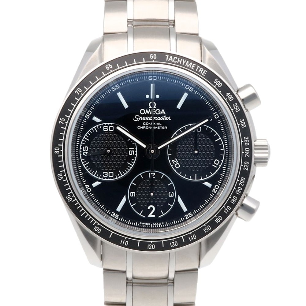 OMEGA 32630405001001 Speedmaster Racing mens stainless steel chronograph watch (1 of 10)