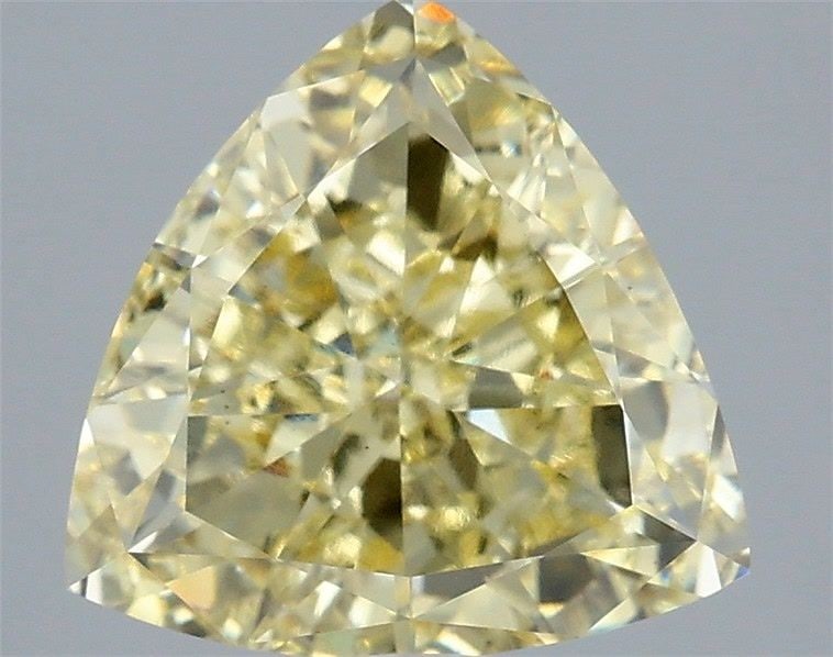 Loose Diamond - TRIANGULAR 3.57ct Fancy Intense Yellow VS1: Loose Diamond - TRIANGULAR 3.57ct Fancy Intense Yellow VS1 Source: This is a real non-mined Diamond that has been grown in a lab Shape: TRIANGULAR Carats: 3.57 Color: Fancy Intense Yellow