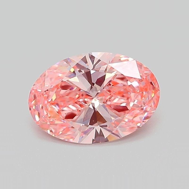 Loose Diamond - OVAL 1.35ct Fancy Vivid Pink VVS2: Loose Diamond - OVAL 1.35ct Fancy Vivid Pink VVS2 Source: This is a real non-mined Diamond that has been grown in a lab Shape: OVAL Carats: 1.35 Color: Fancy Vivid Pink Certification: IGI Video: