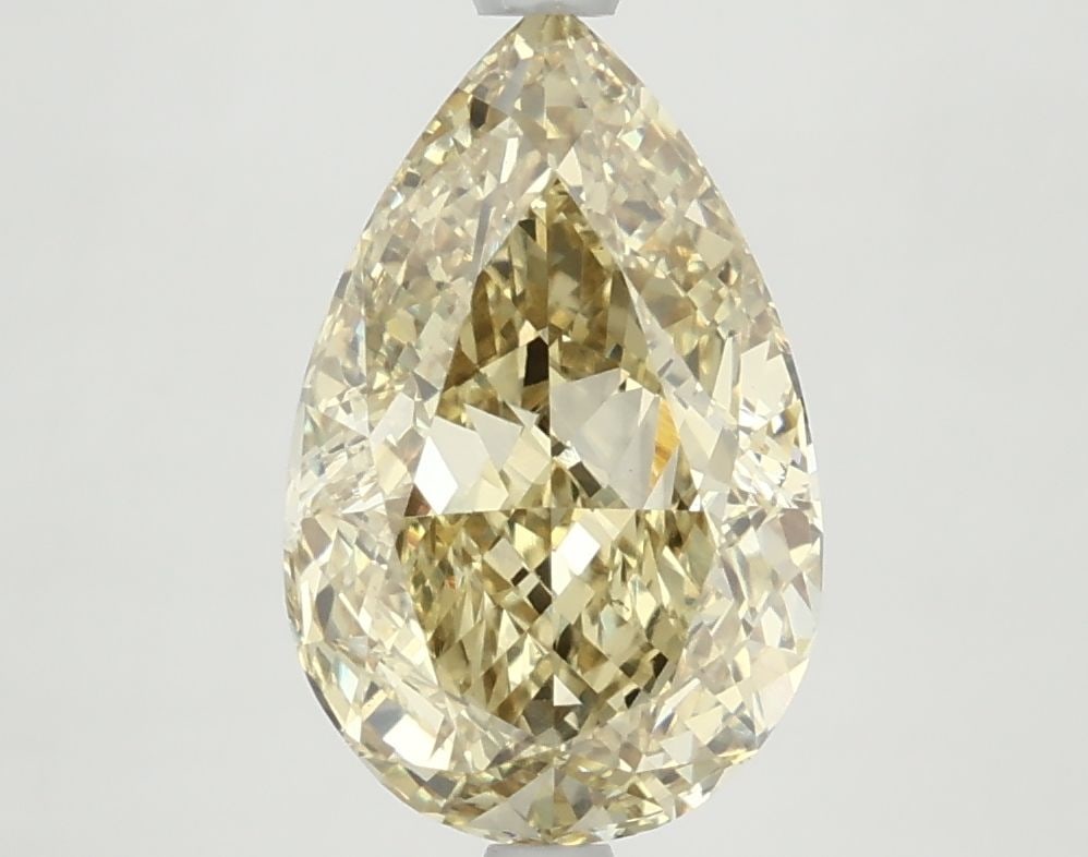 Loose Diamond - PEAR 3.38ct Fancy Vivid Yellow VS2: Loose Diamond - PEAR 3.38ct Fancy Vivid Yellow VS2 Source: This is a real non-mined Diamond that has been grown in a lab Shape: PEAR Carats: 3.38 Color: Fancy Vivid Yellow Certification: NONE PLEASE N