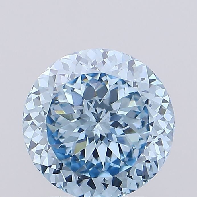Loose Diamond - ROUND 1.71ct Fancy Vivid Blue VVS2: Loose Diamond - ROUND 1.71ct Fancy Vivid Blue VVS2 Source: This is a real non-mined Diamond that has been grown in a lab Shape: ROUND Carats: 1.71 Color: Fancy Vivid Blue Certification: IGI Video: