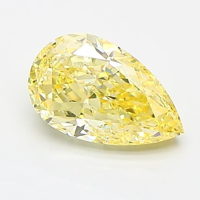 Loose Diamond - PEAR 1.1ct Fancy Intense Yellow VS1: Loose Diamond - PEAR 1.1ct Fancy Intense Yellow VS1 Source: This is a real non-mined Diamond that has been grown in a lab Shape: PEAR Carats: 1.1 Color: Fancy Intense Yellow Certification: IGI Video: