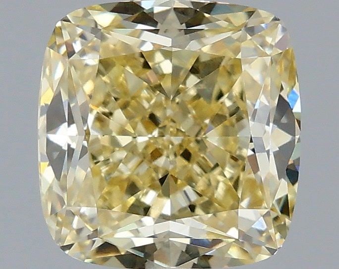Loose Diamond - CUSHION MODIFIED 1.6ct Fancy Yellow VS1: Loose Diamond - CUSHION MODIFIED 1.6ct Fancy Yellow VS1 Source: This is a real non-mined Diamond that has been grown in a lab Shape: CUSHION MODIFIED Carats: 1.6 Color: Fancy Yellow Certification: IGI