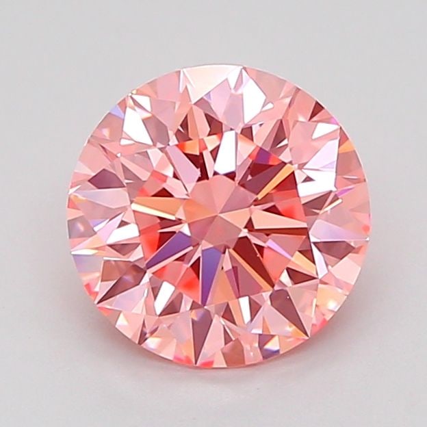Ideal Loose Diamond - ROUND 1.52ct Fancy Vivid Pink VS1: Ideal Loose Diamond - ROUND 1.52ct Fancy Vivid Pink VS1 Source: This is a real non-mined Diamond that has been grown in a lab Shape: ROUND Carats: 1.52 Color: Fancy Vivid Pink Certification: IGI Video