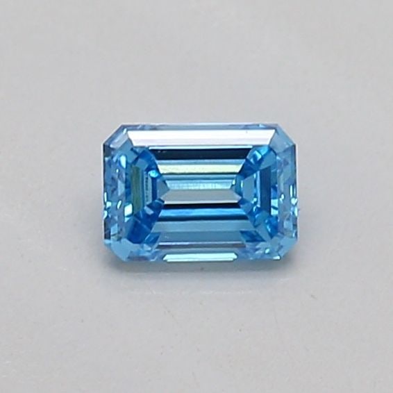 Loose Diamond - EMERALD 0.16ct Fancy Vivid Blue VS2: Loose Diamond - EMERALD 0.16ct Fancy Vivid Blue VS2 Source: This is a real non-mined Diamond that has been grown in a lab Shape: EMERALD Carats: 0.16 Color: Fancy Vivid Blue Certification: IGI PLEASE 