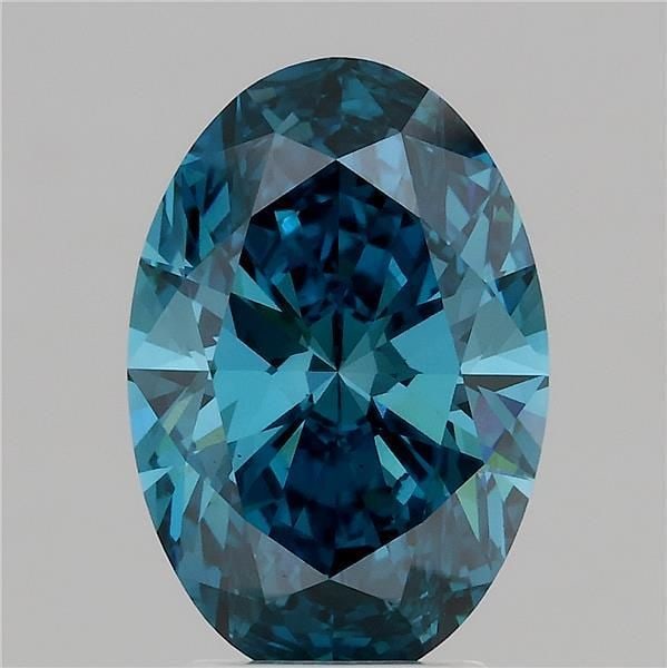 Loose Diamond - OVAL 3.1ct Fancy Vivid Blue VS2: Loose Diamond - OVAL 3.1ct Fancy Vivid Blue VS2 Source: This is a real non-mined Diamond that has been grown in a lab Shape: OVAL Carats: 3.1 Color: Fancy Vivid Blue Certification: IGI Video: